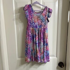 Little Sleepies Colorful Starry Kids Dress